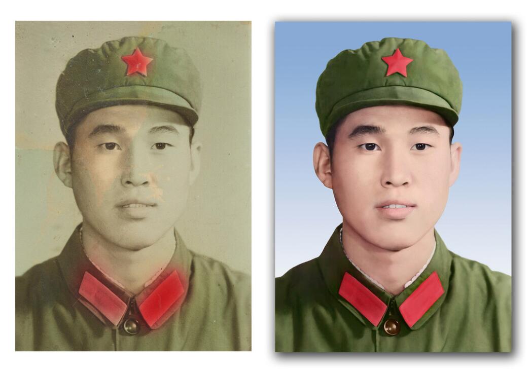 金湾破损照片修复-18